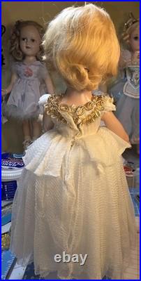 Vintage Madame Alexander Fairy Queen Doll 14 1/2 Composition Mistagged Dress