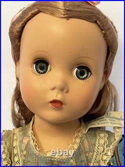 Vintage Madame Alexander Girl Doll 14 Tall