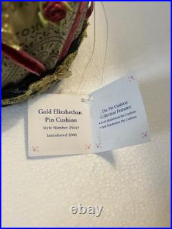 Vintage Madame Alexander Gold Elizabethan Pincushion Doll 25645 Sleeping Eyes