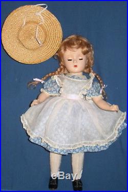 Vintage Madame Alexander Hard Plastic 14 Mcguffey Ana Doll Margaret Face