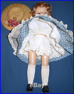 Vintage Madame Alexander Hard Plastic 14 Mcguffey Ana Doll Margaret Face