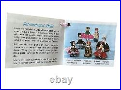 Vintage Madame Alexander International Dolls Lot Of 10 + Accessories + Boxes