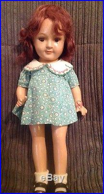 Vintage Madame Alexander Jane Withers Composition Doll Great With Shirley Temple