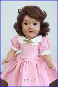 Vintage Madame Alexander Jane Withers Doll 15 Composition Open Mouth with Teeth