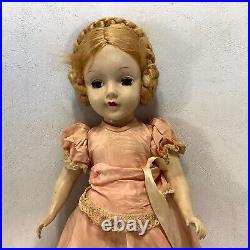 Vintage Madame Alexander Karen Ballerina Doll 15 Tall Outfit WORN