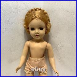 Vintage Madame Alexander Karen Ballerina Doll 15 Tall Outfit WORN