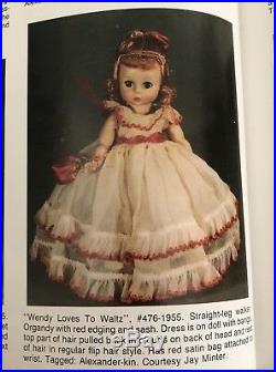 Vintage Madame Alexander-Kin 1955 #476 Wendy Loves to Waltz SLW