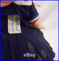 Vintage Madame Alexander Kins 1955 #576 Wendy's First Sailor Dress Complete