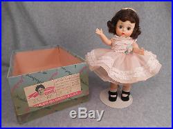 Vintage Madame Alexander Kins #621 Wendy in Organdy Dress withOriginal Box