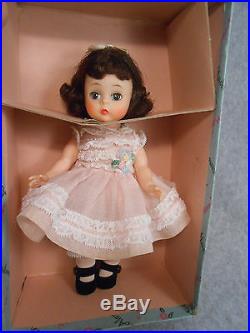 Vintage Madame Alexander Kins #621 Wendy in Organdy Dress withOriginal Box