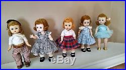 Vintage Madame Alexander Kins BKW 7 1/2 Dolls doll lot ALEX