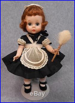 Vintage Madame Alexander Kins Parlour Maid #579 A/O with Dust Mop from 1956