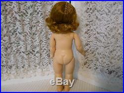 Vintage Madame Alexander Kins Wendy Doll 1953 Strung Red Hair Nude