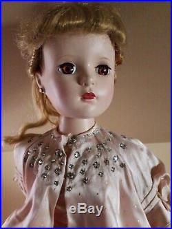 Vintage Madame Alexander Lady Churchill Doll Hard Plastic 1953 Tagged Dress