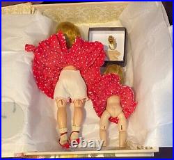 Vintage Madame Alexander Lissy 11 and Wendy 7 Dolls Red & White Polka Dot