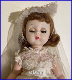 Vintage Madame Alexander Lissy Bride Doll 11 with Original Brides Dress / Veil