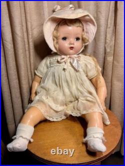 Vintage Madame Alexander Little Genius Doll 22 WithTagged Outfit