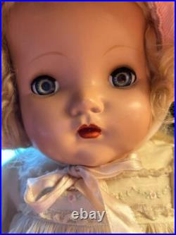 Vintage Madame Alexander Little Genius Doll 22 WithTagged Outfit