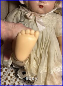 Vintage Madame Alexander Little Genius Doll 22 WithTagged Outfit
