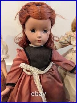 Vintage Madame Alexander Little Women Doll Lot Of 5 Louisa May Alcott 1948