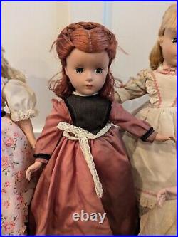 Vintage Madame Alexander Little Women Doll Lot Of 5 Louisa May Alcott 1948