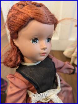 Vintage Madame Alexander Little Women Doll Lot Of 5 Louisa May Alcott 1948