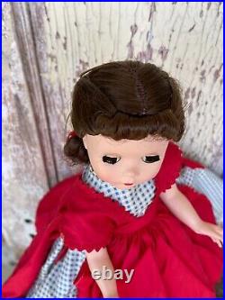 Vintage Madame Alexander Little Women JOE Doll 50's Hard Plastic 14