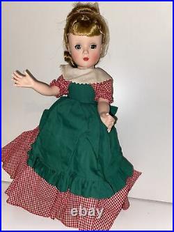 Vintage Madame Alexander Little Women Meg 14 Rare Bent Knee Doll 1955
