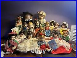 Vintage Madame Alexander Lot Of 17 Dolls Sound Of Music And More