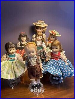 Vintage Madame Alexander Lot Of 17 Dolls Sound Of Music And More