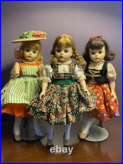 Vintage Madame Alexander Lot Of 17 Dolls Sound Of Music And More