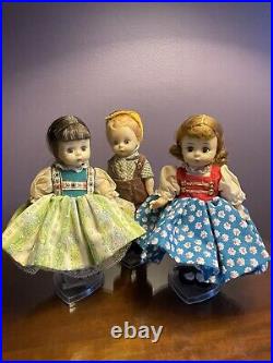 Vintage Madame Alexander Lot Of 17 Dolls Sound Of Music And More