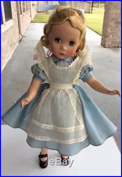 Vintage Madame Alexander Maggie Alice In Wonderland Doll HP 14