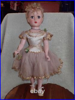 Vintage Madame Alexander Nina Ballerina HP Doll 17 with Hang Tag