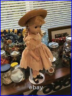Vintage Madame Alexander POLLY PIGTAILS Doll 14 in GREAT CONDITION! MUST SEE