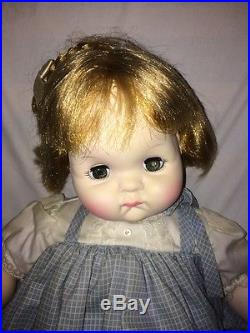 Vintage Madame Alexander Puddin Blonde Baby Doll 1965 22 New