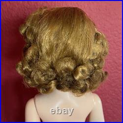 Vintage Madame Alexander Queen Elizabeth Doll Margaret Face Hard Plastic 17.5