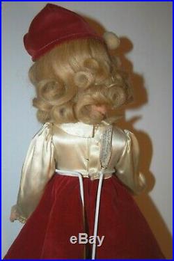 Vintage Madame Alexander SONJA HENIE Doll 18 Compo ORIGINAL CLOTHES Skater 1939