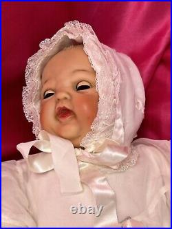 Vintage Madame Alexander Sunbeam Baby Doll Crier Works Christening Dress 1951-2