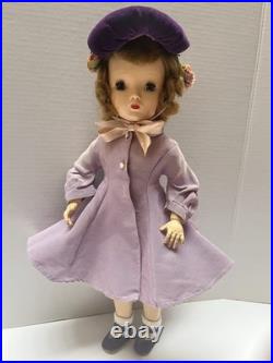 Vintage Madame Alexander Sweet Violet 18 Fully Jointed Walker Doll 1954
