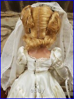 Vintage Madame Alexander Wendy Margaret Bride Doll 14 with Extra Wardrobe