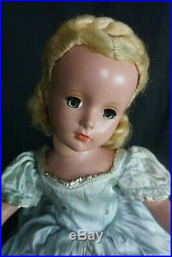 Vintage Margaret Face Madame Alexander 14 Cinderella 1950 no box, tagged dress