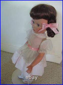 Vintage Margaret OBrien Composition Doll 18 Lovely with Stand
