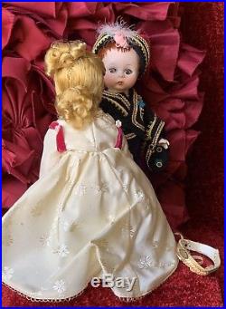 Vintage Mme. Alexander 1955 Romeo & Juliet Dolls (SLW) (MIB) withorig. Tags