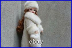 Vintage Pearl Mink Fur Coat Hat & Muff 4 Madame Alexander Cissy dollsdimitha