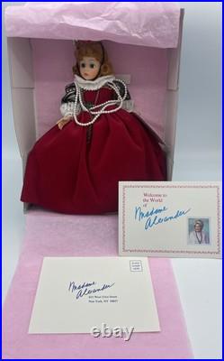 Vintage QUEEN ELIZABETH I 10 Portrette Doll-Madam Alexander Doll Co. 1990 #21