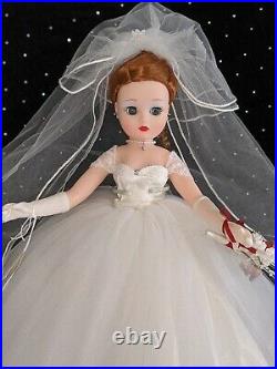 Vintage & Rare, 2000, Madame Alexander, 17 Cisette, Wedding Wishes, Bride Doll