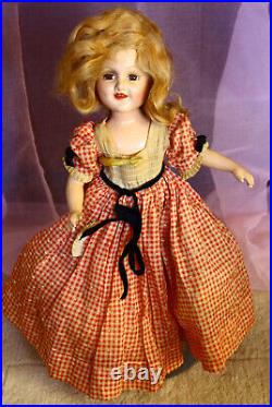Vintage composition Madame Alexander Doll Sonja Henie Wendy Ann Doll 14