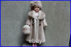 Violet Swing Mink Fur Coat Hat & Muff 4 Madame Alexander Cissy dollsdimitha