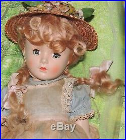 Vtg 1950's Madame Alexander McGuffey 14 Hard Plastic Doll/Tagged BabyMcGuffey